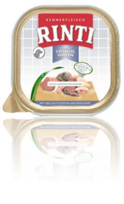 RINTI Hundefutter Gefl&uuml;gelherzen