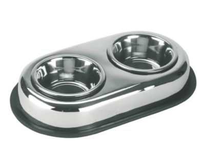 KERBL Hunde Edelstahlnapf Duo