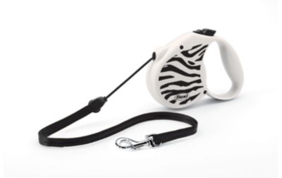 FLEXI Rollleine Black & White - Zebra
