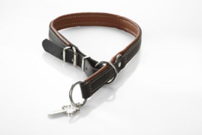 HURTTA Lederhalsband Classic Half choke mit Schnalle